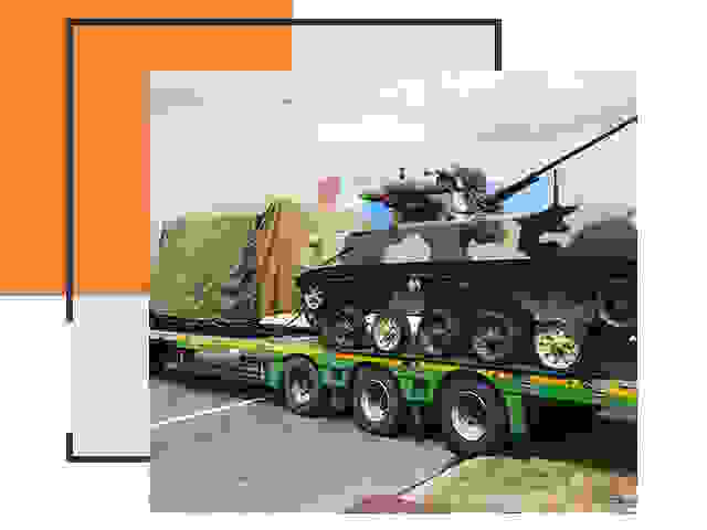 Перевозка военной техники в Пушкино